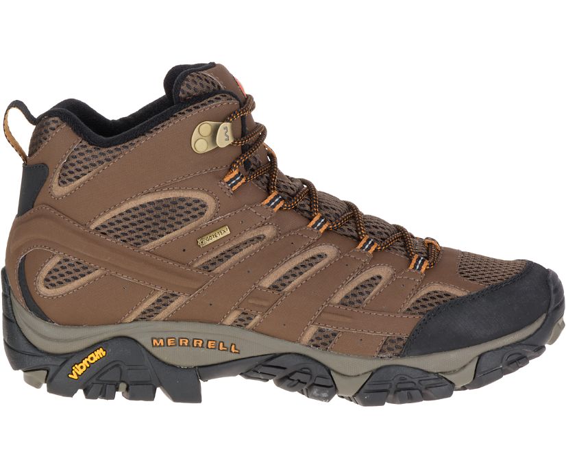 Buty Merrell Moab 2 Mid GORE-TEX® - Buty Trekkingowe Męskie Merrell - Khaki [UWJBE-2086]